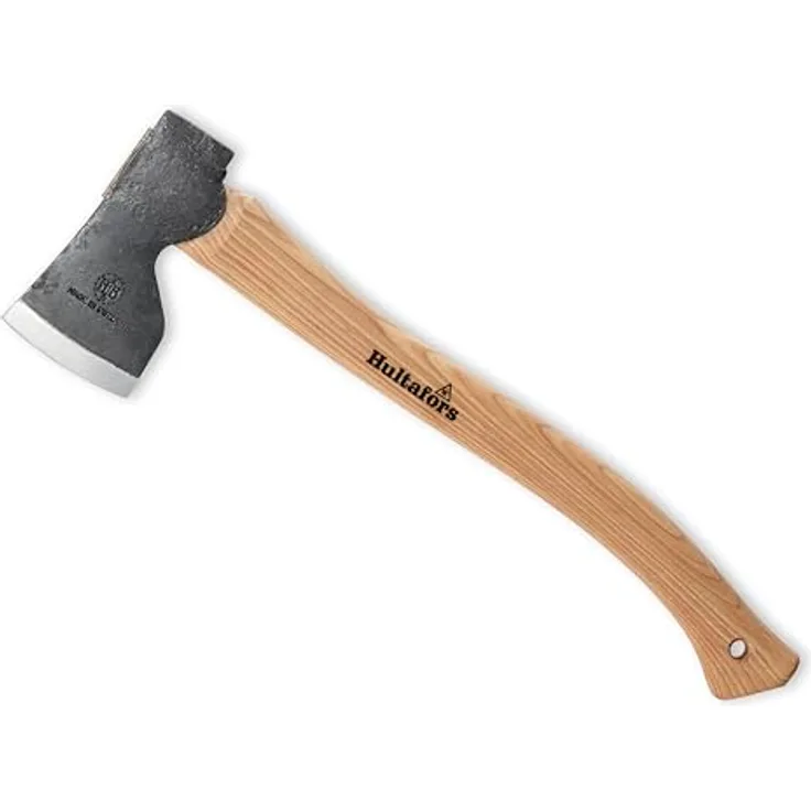 Hultafors Dvardala Forst- und Jagdaxt, 45 cm, 960 g, Carbonstahl, braun mit Klingenschutz