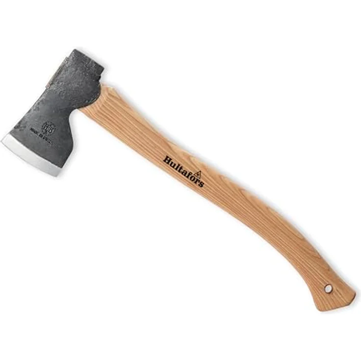 Hultafors Dvardala Forst- und Jagdaxt, 45 cm, 960 g, Carbonstahl, braun mit Klingenschutz – Bild 1