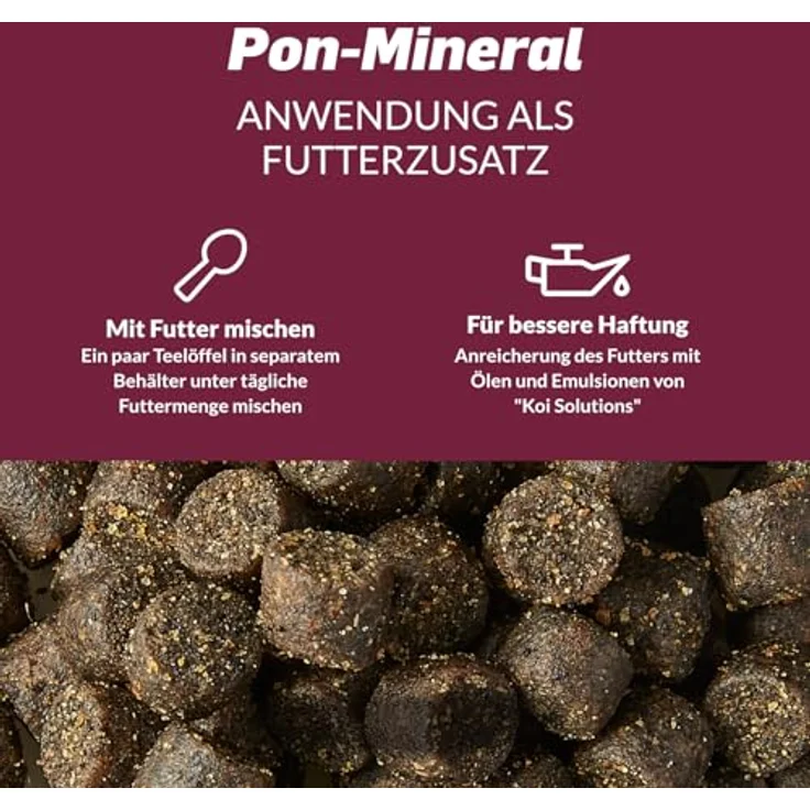 KOIPON Pon-Mineral Teichpflege, Mineralien & Nitritsenker mit Zeolith und Bentonit, Made in Germany – Bild 3