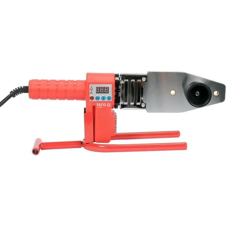 Yato YT-82251, Thermoplastische Rohrschweißmaschine 800W mit Sicherheitsmerkmalen, leichtgewichtig 700g, Netzbetrieb