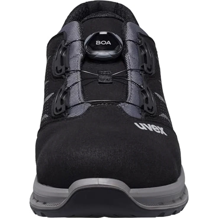Uvex 2 Trend S3 BOA Fit System Sicherheitsschuh, rutschfeste Sohle und atmungsaktives Material, schwarz – Bild 4