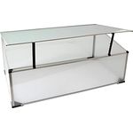 NATIV Frühbeet aus 1 mm dicken Aluminium, Hochbeet Abdeckung mit arretierbarem Dach, Frühbeetkasten mit Polycarbonatplatten, Frühbeetaufsatz für Hochbeet 100 x 60 cm, Mini Gewächshaus