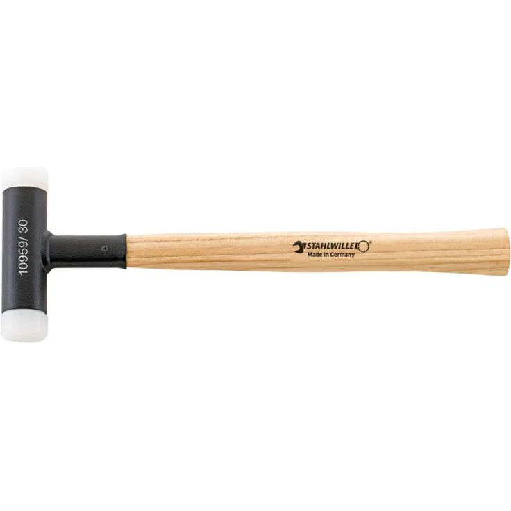 Stahlwille 10959 40 Schonhammer, 760g mit Metallkugel und auswechselbaren Polyurethan-Köpfen