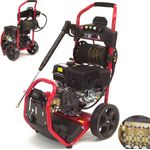 Apex Hochdruckreiniger Benzin Hochdruckreiniger 250bar 15PS Dampfstrahler 20m 5 Düsen 56032 - Preisvergleich