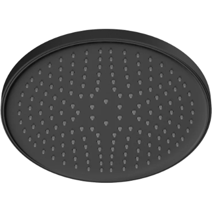 CHRIS BERGEN Kopfbrause Regendusche Duschkopf, Schwarz matt - Premium Kopfbrause mit Anti-Kalk-System für angenehmes Duschvergnügen