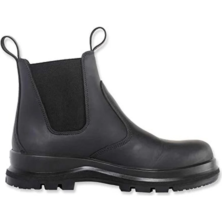 Carhartt Carter Chelsea Boot, Sicherheitsstiefel S3 aus geöltem Leder, schwarz, halblang mit Vibram-Laufsohle – Bild 3