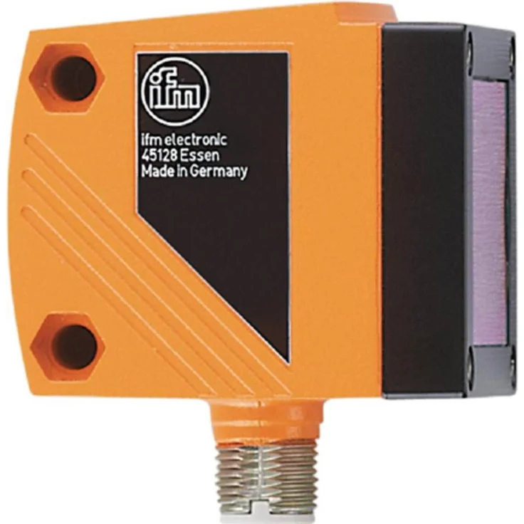ifm Electronic O1D105, Abstandssensor mit Reflexionssystem, Reichweite bis 10 m, IP67, M12-Steckverbinder, Laserschutzklasse 2