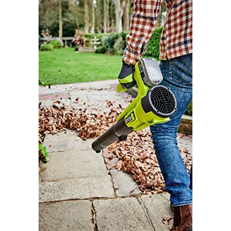 Ryobi Akku-Laubgebläse RY18BLA-140 Laubbläser, Gartengebläse mit leichtem Design, 18V inkl. 4Ah Akku - Preisvergleich – Bild 7
