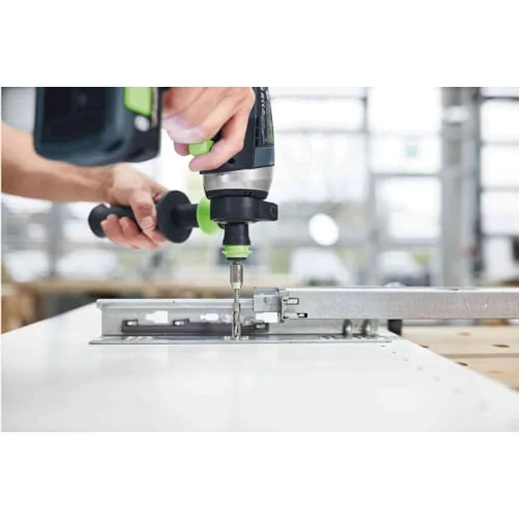 Festool ZB HS D 5 EURO CE 492525, Zentrierbohrer 5 mm mit Tiefenbegrenzung und selbstzentrierter Führungshülse, 1 Stück – Bild 2