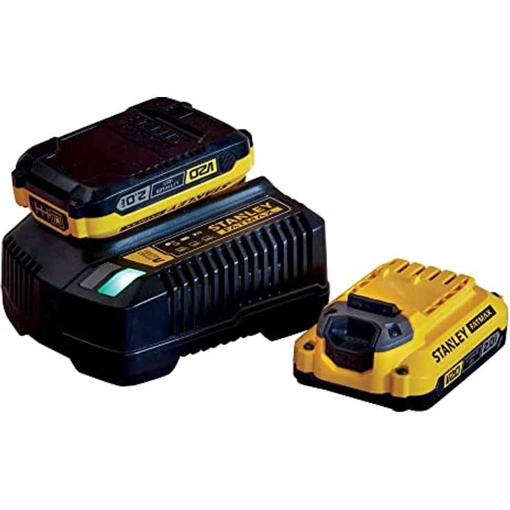 Stanley SFMCB12D2-QW Akku Starter-Kit SFMCB12D2 18 Volt Einstieg in das V20-Akkusystem FatMax inkl, – Bild 2