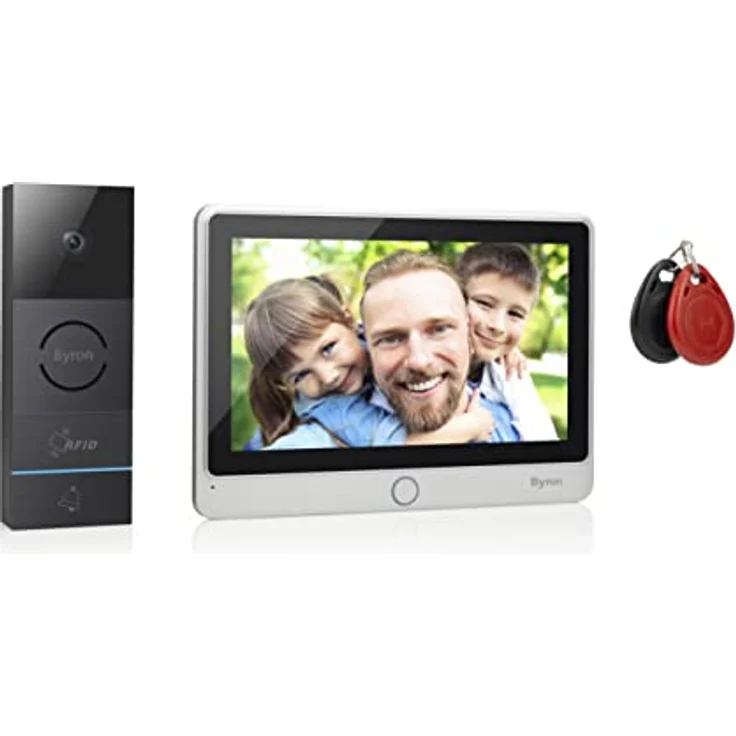 Byron RFID-Videogegensprechanlage mit einem 7 Zoll HD Touchscreen,Videoaufnahmefunktion & Nachtsicht, DIC-24112 – Bild 9