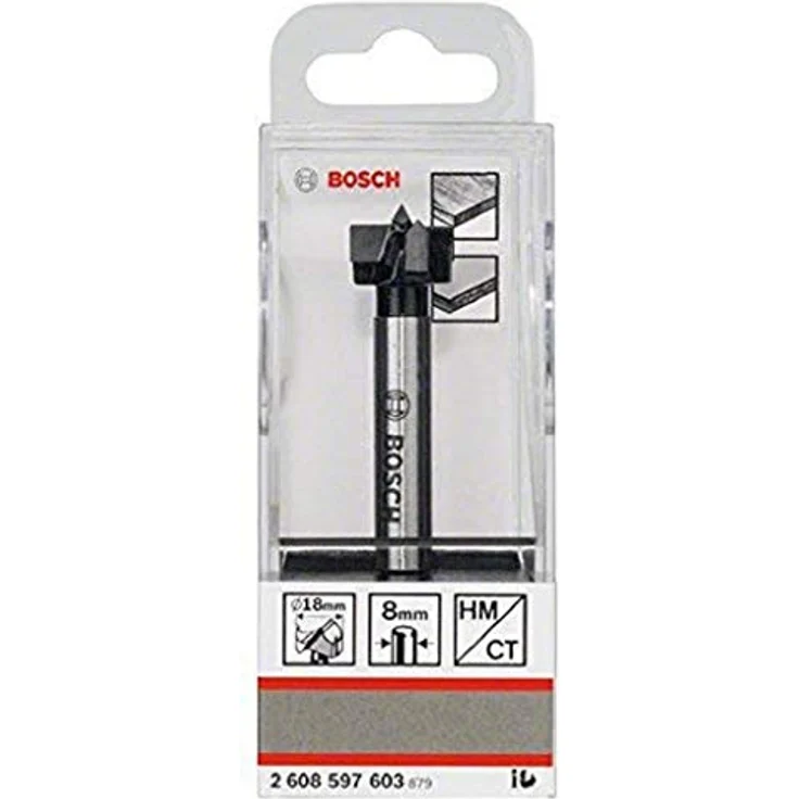 Bosch Kunstbohrer hm Ø 18 mm, Gesamtlänge 90 mm, Hartmetall, für präzise Bohrungen in abrasiven Materialien – Bild 1