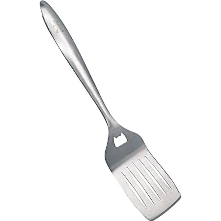 Steuber Premium Line Edelstahl Langer Grillwender 45 cm, Fläche 9 cm, präziser Grillwender, Fleisch Wender, zum Wenden von Lebensmitteln