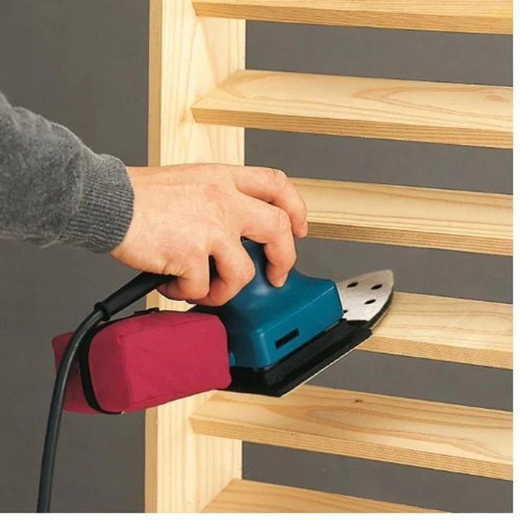 MAKITA BO4565K SCHWINGSCHLEIFER 200 W, Schwarz, Blau – Bild 4