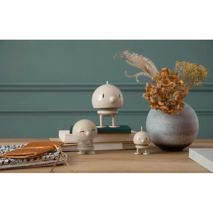 Hoptimist Small Bumble, Wackelfigur, Wackel Figur, Dekoidee, Dekoration, Kunststoff, Latte, H 7 cm, 26087 – Bild 7