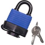 HMF 3505-02 Vorhängeschloss Wetterfest | Outdoor Rostfrei | 8 x 5 x 3 cm