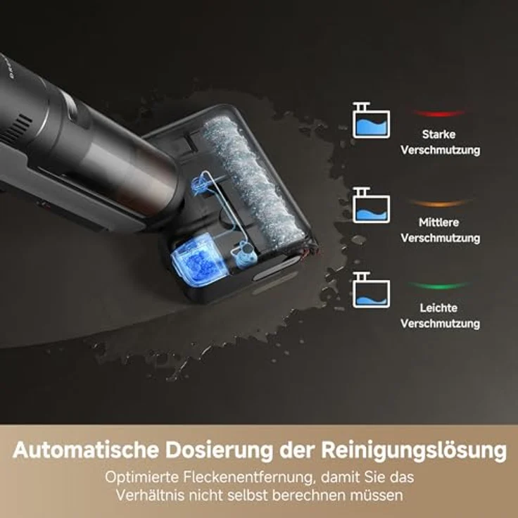 dreame H15 Mix 7-in-1 Nass- und Trockensauger, KI-Roboterarm, 23.000 Pa Saugkraft, intelligente Dosierung, flaches Design – Bild 4