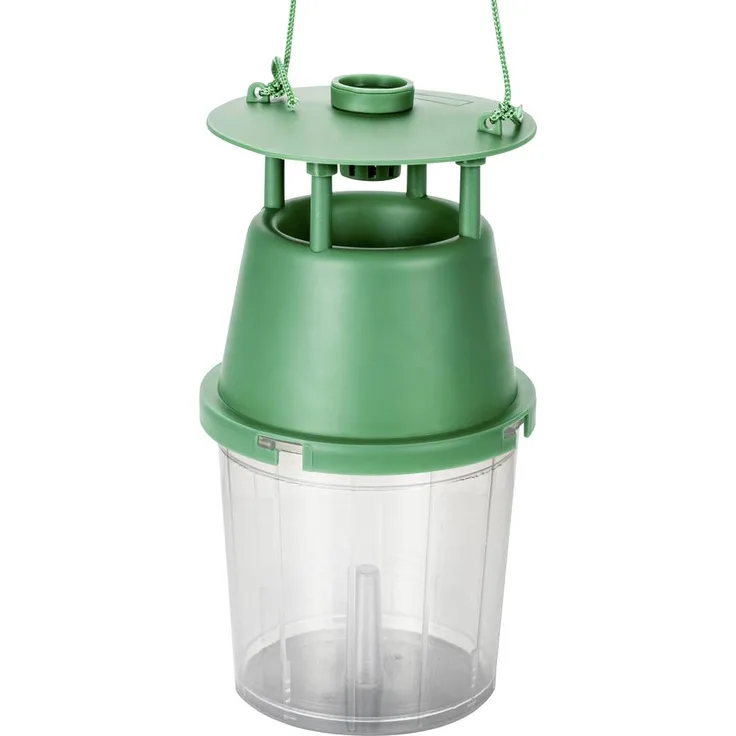 Gardigo Buchsbaumzünsler-Falle 66680INT, Monitoring-Falle mit Sexuallockstoff für 180 m², Grün, Transparent, 11cm x 22cm