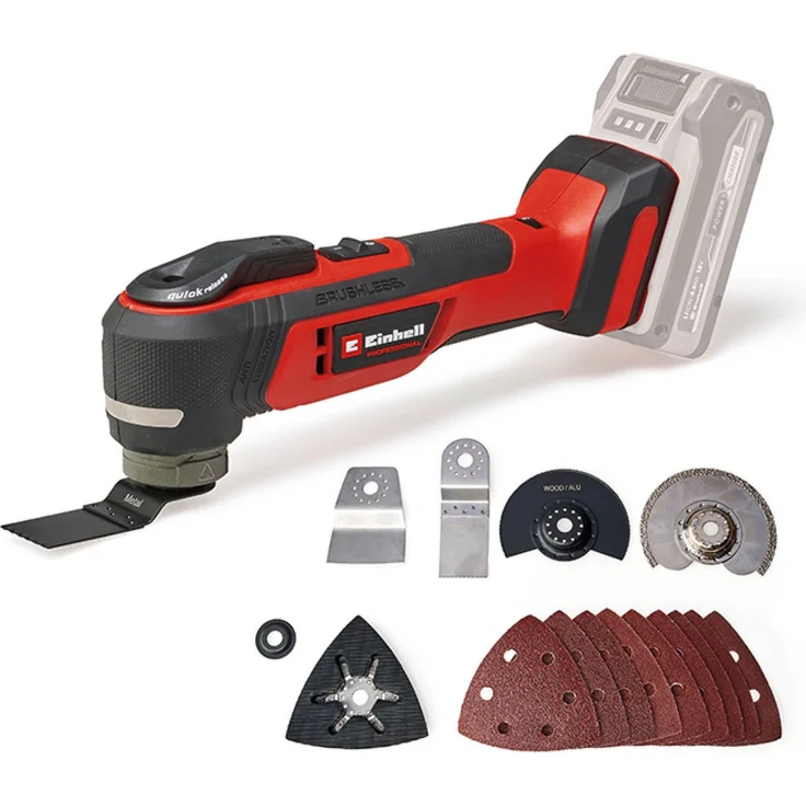 Einhell Akku-Multifunktionswerkzeug TP-MG 18 Li BL - Solo, Vielseitiges Multitool mit PurePOWER Brushless Motor – Bild 1
