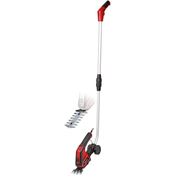Einhell 3,6V Akku-Gras- und Strauchschere GC-CG 3,6/70 Li mit Softgrip und Teleskopverlängerung – Bild 1