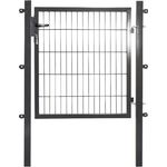 Peddy Shield Gartentor, BxH: 100x100 cm, anthrazit, pulverbeschichtet verzinkt, UV-beständig