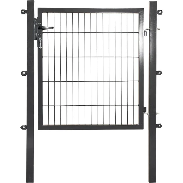 Peddy Shield Gartentor, BxH: 100x100 cm, anthrazit, pulverbeschichtet verzinkt, UV-beständig