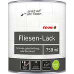 Toom Fliesenlack weiß seidenmatt 750 ml