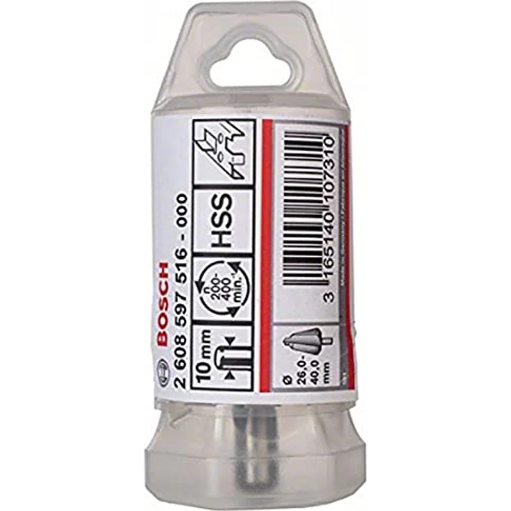 Bosch Accessories 2608597516 Schälbohrer HSS 24-40mm, Gesamtlänge 89mm, zylindrischer Schaft, 1 Stück – Bild 1
