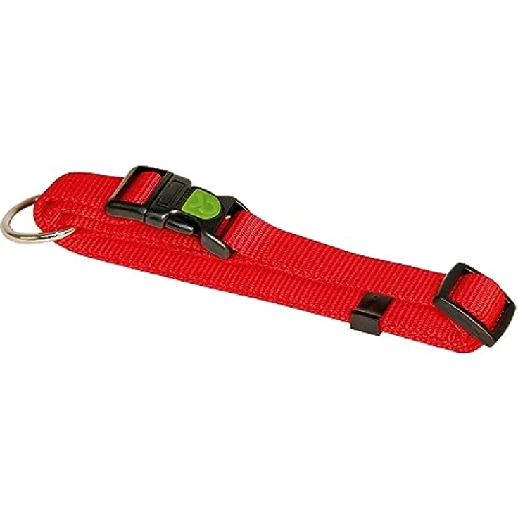 Kerbl Pet Miami Halsband, rot 10 mm, verstellbar 20-35 cm