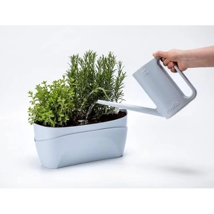 Plastia - Gießkanne Medusa für Zimmer Pflanzen Design klein für Drinnen Kunststoff 1,8 L anthrazit – Bild 8