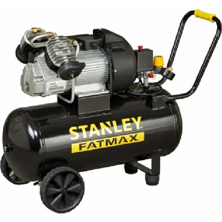 Stanley Öl-Kompressor 50L/10/400 Fmxcm, 3PS elektrisch, einphasig, max. Druck 10bar, ölgeschmiert, zweistufig, Ansaugleistung 356l/min