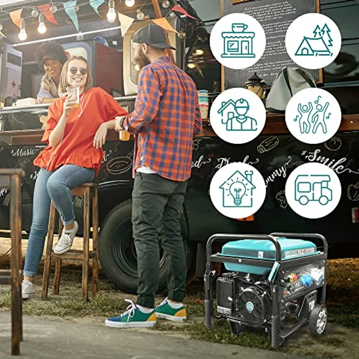 Könner & Söhnen KS 12-1E ATSR Benzin Stromerzeuger 9200 Watt, 1x63A – Bild 4