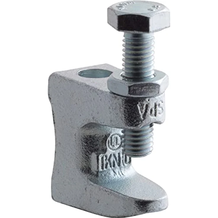 Fischer Trägerklammer 79687, 50 Stück, mit Gewindeaufnahme und Hohlschliff für Stahlträger-Befestigungen – Bild 1