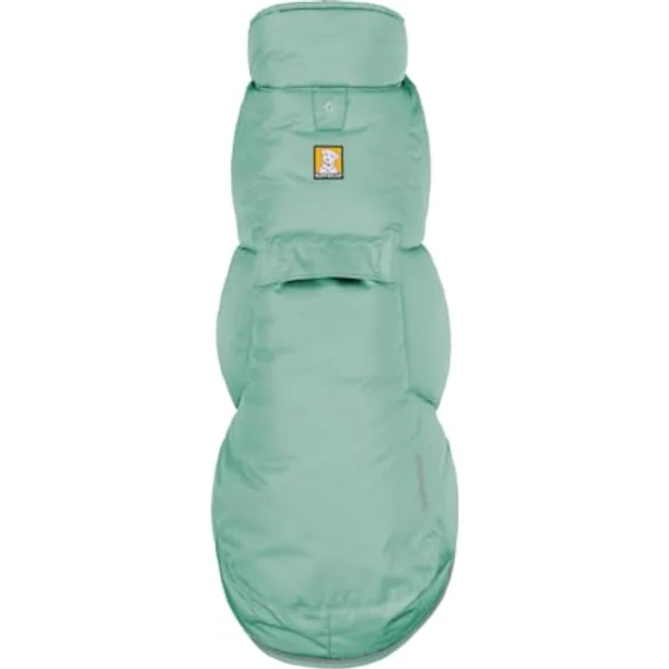 RUFFWEAR Quinzee Regenjacke für große Hunde, isolierter Allwetter-Hundemantel, Wasserabweisende Hundejacke, leichte Hundeweste und Tragetasche, Größe L, River Rock Green – Bild 2