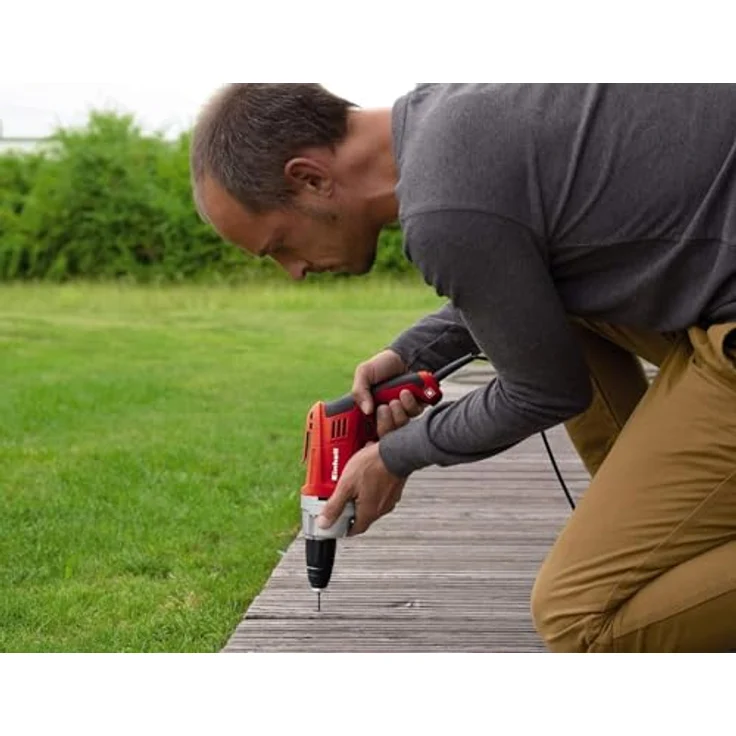 Einhell Trockenbauschrauber TH-DY 500 E (230V, 500W, 0-2.200 1-min, Auto-Start-Stop Getriebe, Alu-Getriebekopf, magnetische Bitaufnahme, Gürtelhaken) – Bild 4