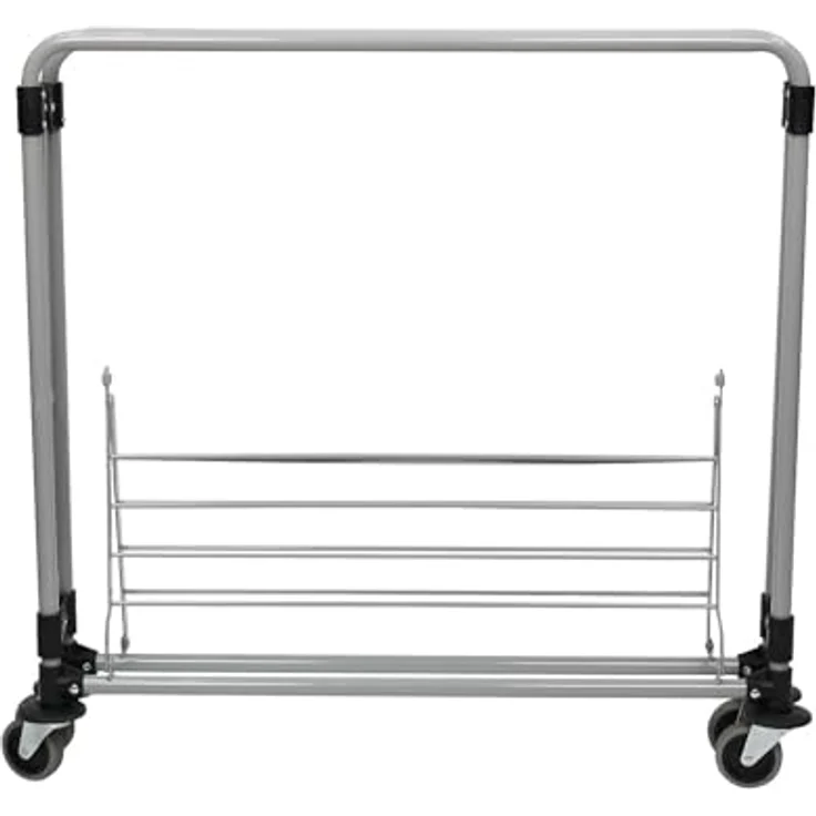 Rubbermaid X-CART FRAME 300L, Transportwagen aus pulverbeschichtetem Stahl, klappbar, bis zu 100 kg Belastbarkeit, Frame only – Bild 4