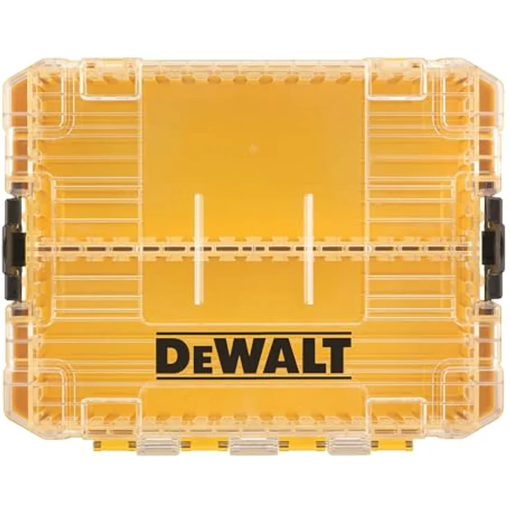 Dewalt Mittlerer toughcase™ Koffer, inklusive 2 Schüttboxen und 6 Halterungen für 25mm und 57mm Schrauberbits, leer zum Nachfüllen, DT70803-QZ – Bild 3