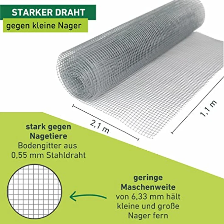Windhager Windhager Wühlmausgitter für Hochbeete 2,1 x 1,1 m – Bild 4