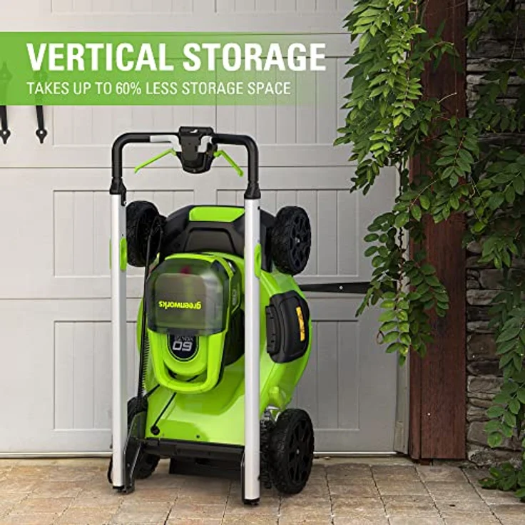 Greenworks GD60LM51SP, 60V Akku-Rasenmäher mit 51 cm Schnittbreite und 4 Ah Akku, selbstfahrend, 3-in-1-Funktion – Bild 6