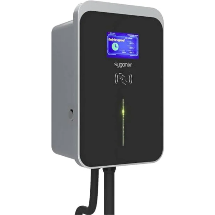 Sygonix Elektroauto Ladestation Wallbox Typ 2 Mode 3, 32 A, 22 kW, App, WiFi, RFID, fest verdrahtet, 5 m Kabel – Bild 3