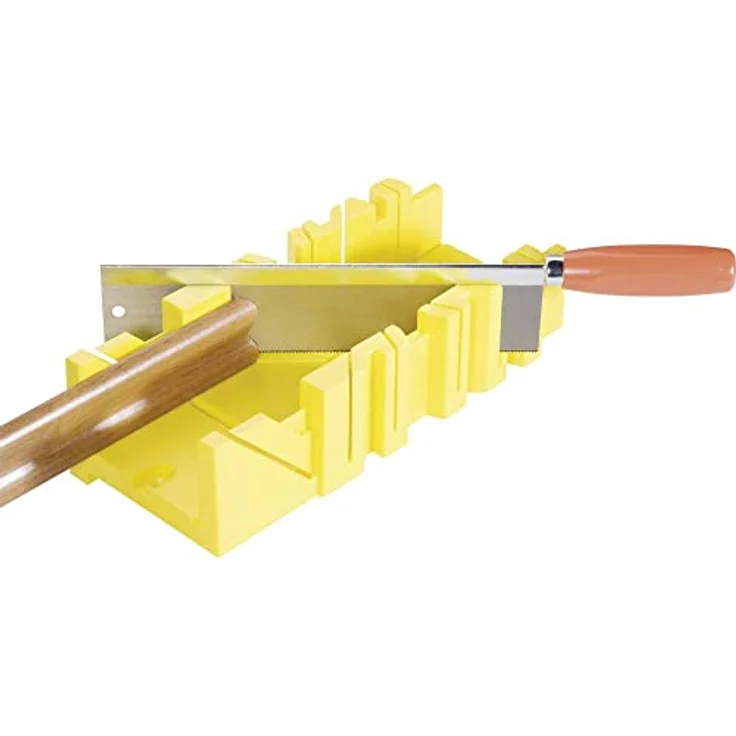 Basetech SCHNEIDLADE 300 MM, Kunststoff-Gehrungsschneider für 90/45/22,5° Schnitte, max. Schnittbreite 90 mm – Bild 1