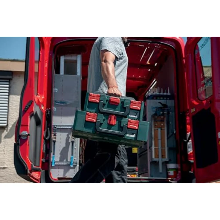 Metabo MetaboX 340 626888000 System Werkzeug Koffer aus Kunststoff Stapelbar Solo - ohne Einlage – Bild 4
