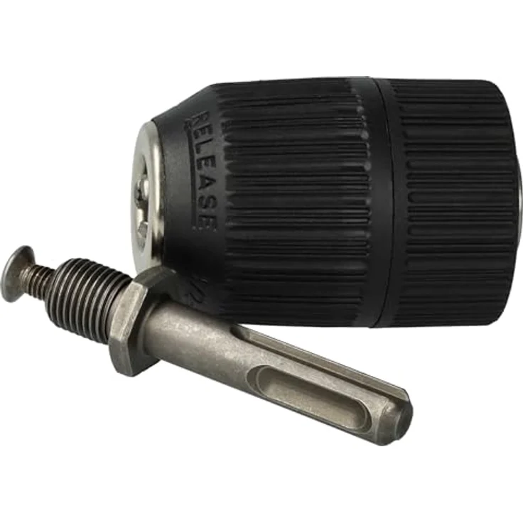 vhbw Schnellspannbohrfutter für Hikoki D13VL, D13VGWUZ, D13VB3LBZ, 2-13 mm Spannweite, schwarz, mit SDS Plus Adapter – Bild 3