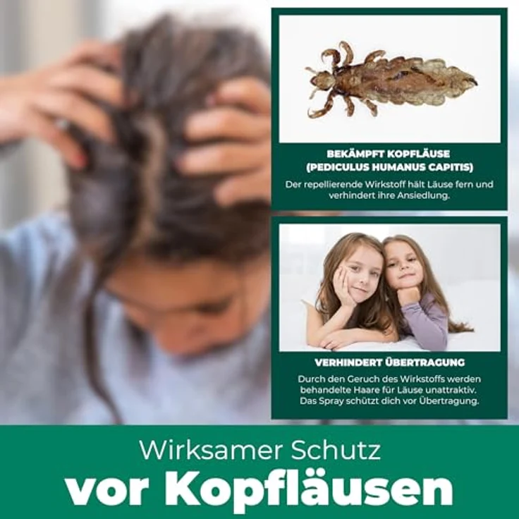 Silberkraft Kopfläusespray, Effektiver Läuseschutz für Kinder, 100 ml, mit Geraniol, dermatologisch getestet – Bild 3