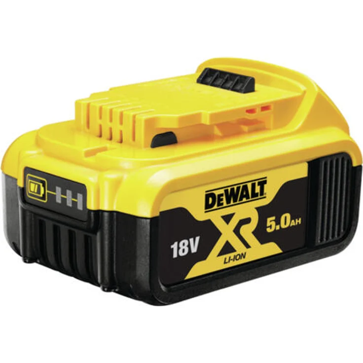 DeWalt DCB184XR Original-Werkzeugakku 18 V 5 Ah Ladezustandsanzeige mit Überhitzungsschutz Li-Ion geringe Selbstentladung kompatibel mit allen 18 V XR Akku-Maschinen von DeWalt – Bild 2