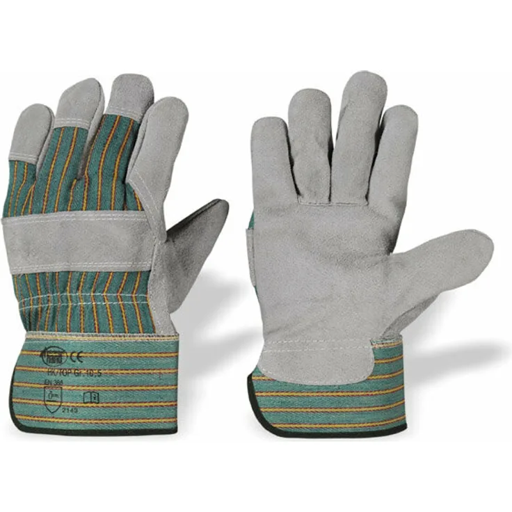 STRONGHAND Rindspaltlederhandschuh HK-TOP Gr. 10,5