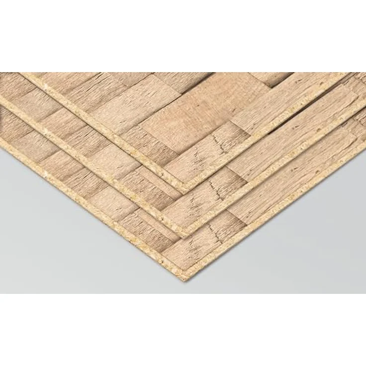 EGGER DecoWall DO007 Laxfield Eiche, 3D-Wandpaneel aus OSB, fugenlose Verlegung, handliches Format, 1250 mm x 660 mm – Bild 4