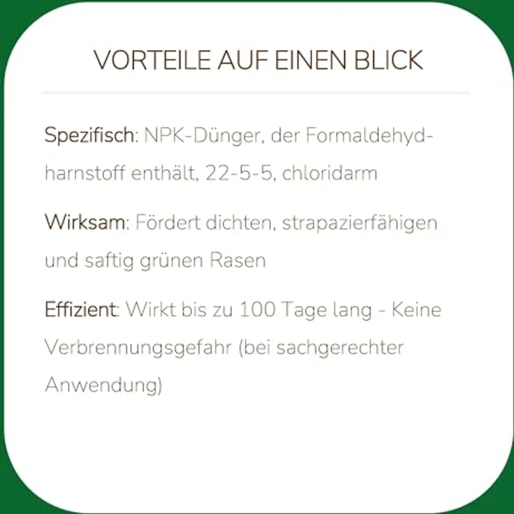 Substral Premium Langzeit Rasendünger für 200 m², 4 kg - Schnelle Grünwirkung, 100 Tage Langzeitnährstoffversorgung, staubfreies Granulat – Bild 4