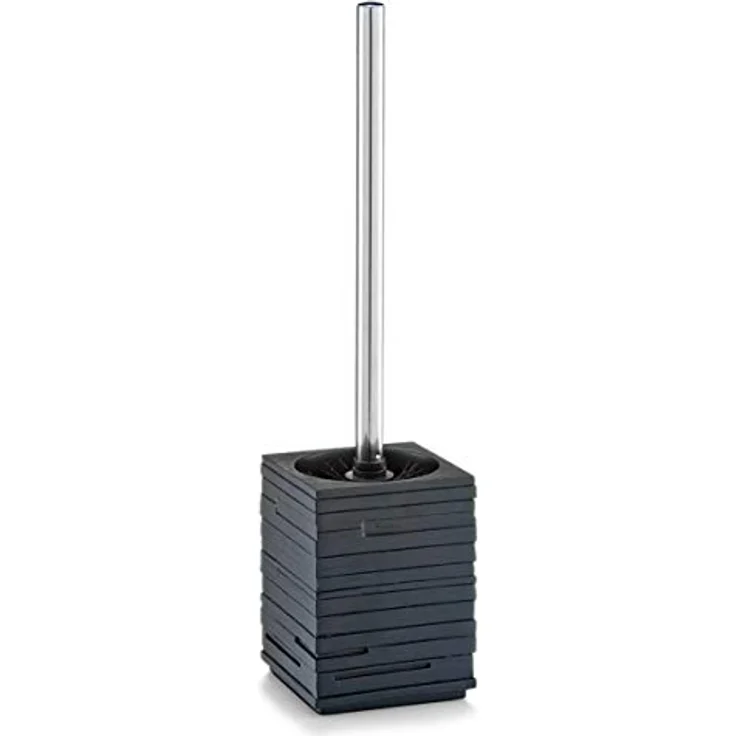 Zeller 18319 WC-Bürste Schiefer, Polyresin, 9,5 x 9,5 x 38,5 cm, schwarz, 1 - Pack – Bild 2