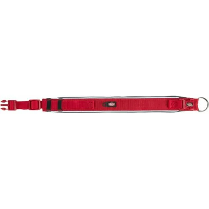Trixie Premium-Hundehalsband, Graphitrot, XS/S, verstellbar 27-35 cm, leicht und langlebig – Bild 4